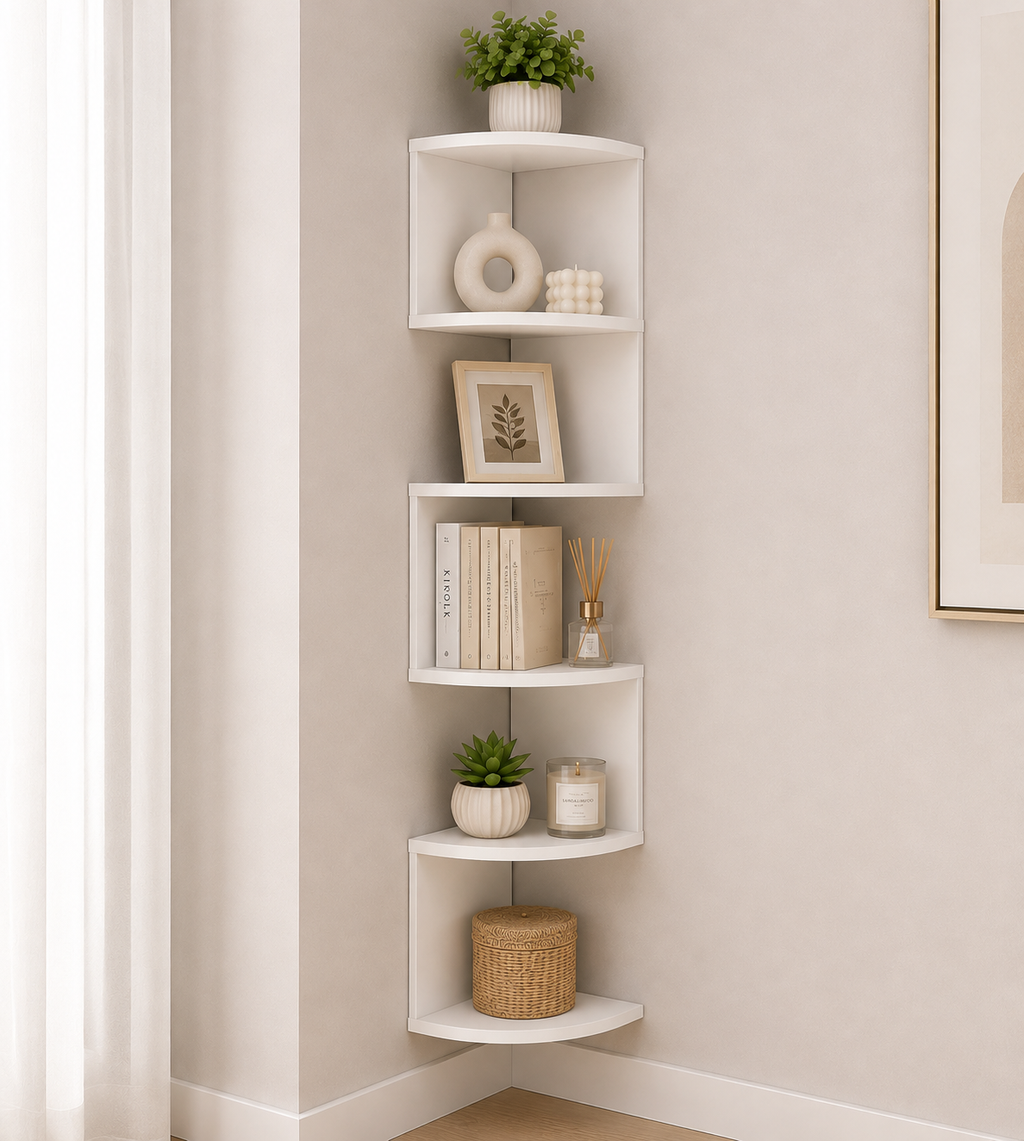 Wand Eckregal Wandregal Bücherregal Hängeregal Regal Wohnzimmer Dekoregal