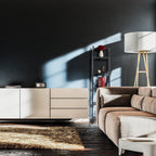 5-stufiges Metallregal Schwarz – Schmales Standregal, Platzsparend, Badregal Küche Balkon, Stabil & Modern