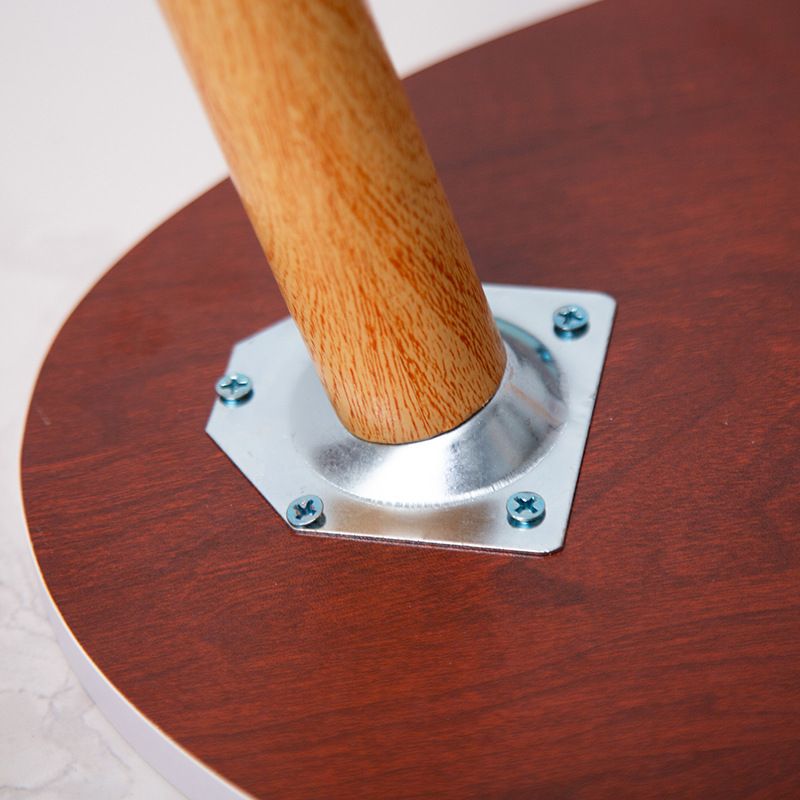 Couchtisch Set 2er Rund Weiß Holz Wohnzimmertisch Beistelltisch Satztisch Skandinavisch Modern MDF