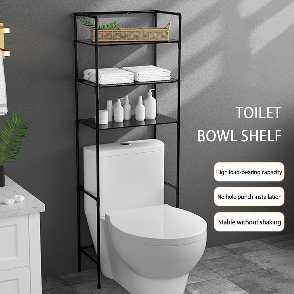 Über-Toilette Regal – Badezimmer Organizer, freistehend & platzsparend