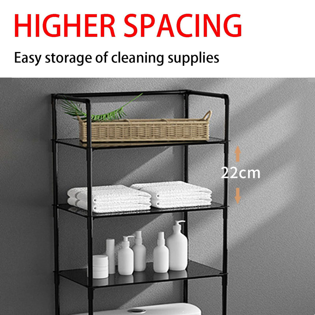 Über-Toilette Regal – Badezimmer Organizer, freistehend & platzsparend