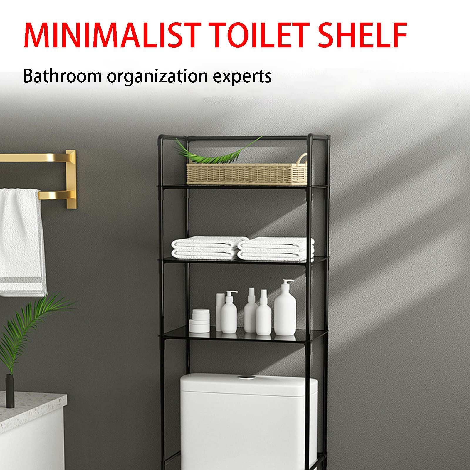 Über-Toilette Regal – Badezimmer Organizer, freistehend & platzsparend