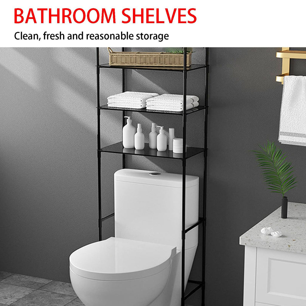 Über-Toilette Regal – Badezimmer Organizer, freistehend & platzsparend